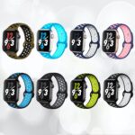 Bracelet de sport bicolore hypoallergénique pour votre Apple Watch