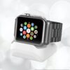 Support et chargeur de haute qualité en soft silicone, design et antidérapant pour votre Apple Watch blanc model 1 2 3 4 5 6 SE