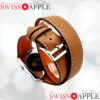 Bracelet en cuir de haute qualité double boucle pour votre Apple Watch 1