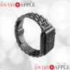 Luxueux bracelet de haute qualité en acier inoxydable à 7 maillons pour votre Apple Watch