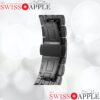 Luxueux bracelet de haute qualité en acier inoxydable à 7 maillons pour votre Apple Watch 3