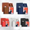 1 Etui de Protection integrale en cuir de qualite flip rotation 360° pour votre iPad air pro mini noir marron blanc rouge bleu 
