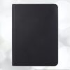 13 Etui de Protection integrale en cuir de qualite flip rotation 360° pour votre iPad face avant noir pliant air pro mini 