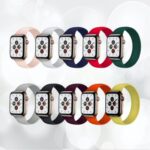 Elastisches Silikonarmband mit einfacher Schließe für Ihre Apple Watch
