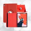 3 Etui de Protection integrale en cuir de qualite flip rotation 360° pour votre iPad pro air rouge 