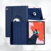 5 Etui de Protection integrale en cuir de qualite flip rotation 360° pour votre iPad bleu air pro mini 