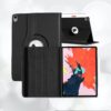 6 Etui de Protection integrale en cuir de qualite flip rotation 360° pour votre iPad noir mini pro air 