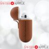 Luxueux Etui de protection en cuir de qualite effet fibre pour AirPods1