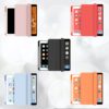 1 Protection intégrale 360 degrés en cuir et Smart Cover avec emplacement pour Apple Pencil pour votre iPad bleu rouge noir orange rose ipad pro 12,9 11 pouces 10,2 10,5 air flip