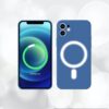 3 Coque de protection en silicone et magnétique pour la technologie MagSafe pour votre Iphone 12 mini pro max vert bleu noir rouge lila