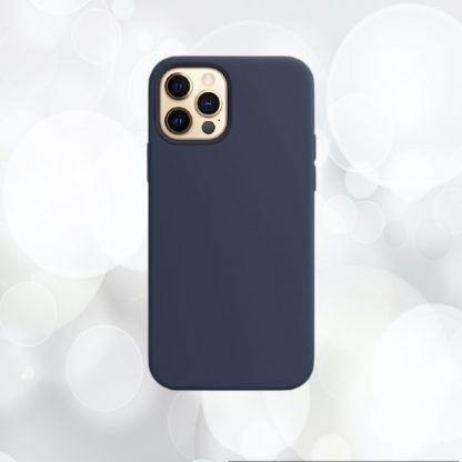 Einfarbige Silikon und magnetische Schutzhülle für MagSafe-Technologie für Ihr Iphone 12