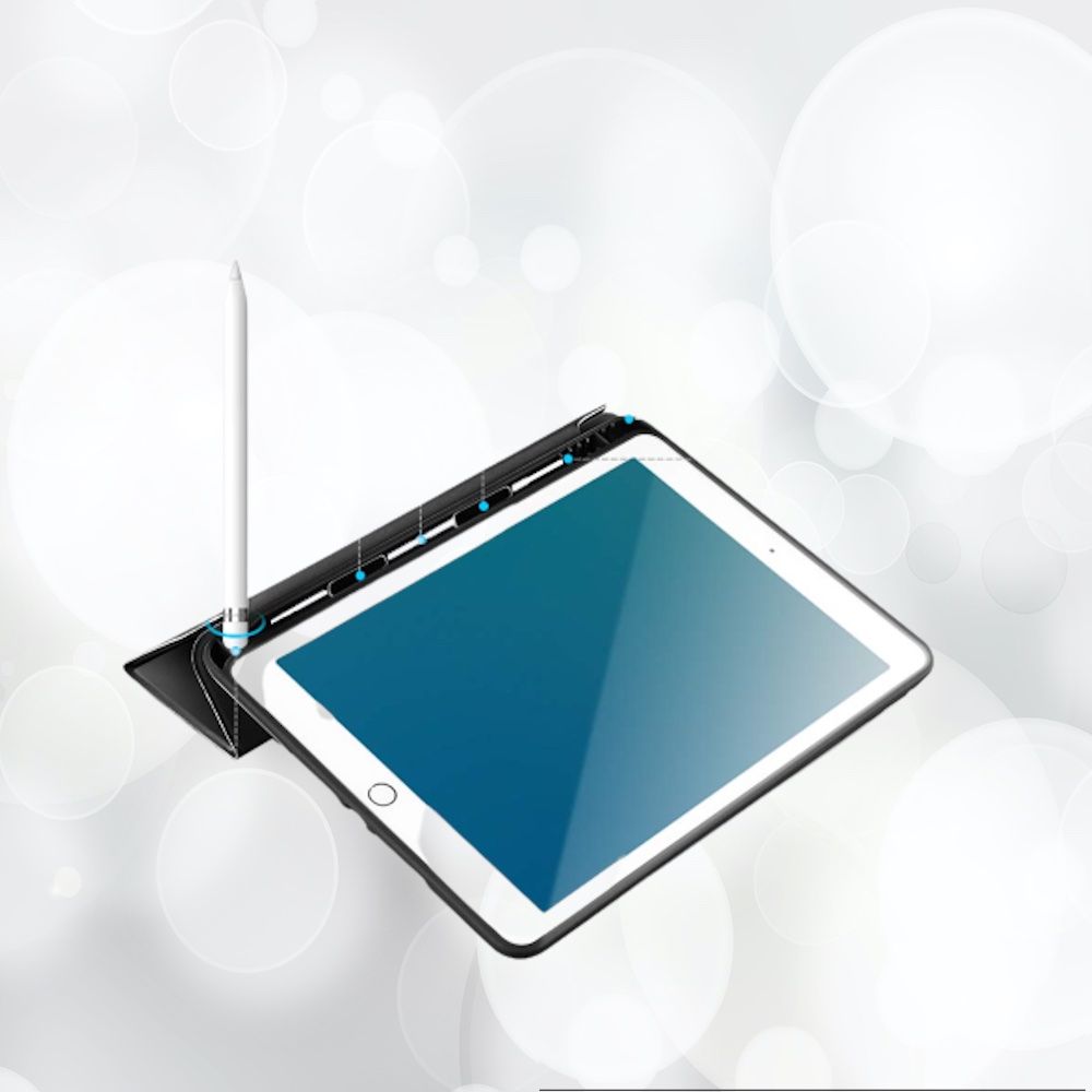 Coque iPad Air 10,9 pouces / iPad Pro 11 pouces 360 degrés noir