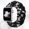 4 Bracelet de montre elastique pour femme tres originale pour votre apple watch fleur rouge noir blanc multicolor leopard