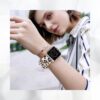 9 Bracelet de montre elastique pour femme tres originale pour votre apple watch fleur rouge noir blanc multicolor leopard