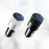 1 Chargeur voiture rapide allume cigare multiport USB C et USB pour votre iphone votre iPad ou votre Apple Watch