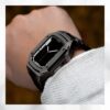 13 Kit complet Bracelet et boitier de luxe de montre integrale en acier inoxydable pour sublimer votre Apple Watch Audemars Piguet Or argent noir or rose