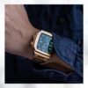 15 Kit complet Bracelet et boitier de luxe de montre integrale en acier inoxydable pour sublimer votre Apple Watch Audemars Piguet Or argent noir or rose