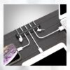 2 Organisateur de cable en silicone pour un rangement et une utilisation optimale de vos appareils