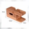 5 Support et station de charge en bois 2 en 1 pour votre Iphone et votre Apple Watch