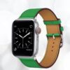 2 Luxueux bracelet boucle en cuir de très haute qualité pour votre Apple Watch hermès brun marron jaune vert rouge noir bleu violet orange