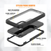 2 integral shockproof protective shell for your iPhone armor black iphone 12 pro 12 pro max 13 pro 13 mini xr xs 7 8 plus 11 pro mini XS max