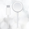 6 Chargeur magnetique rapide USB C pour votre Apple Watch 1 2 3 4 5 6 7 se series blanc apple