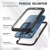 6 integral shockproof protective shell for your iPhone armor black iphone 12 pro 12 pro max 13 pro 13 mini xr xs 7 8 plus 11 pro mini XS max