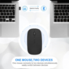 8 Confortable Souris sans fil lumineuse rechargeable Bluetooth pour votre MacBook Imac iPad argent noir blanc magic mouse 1 2
