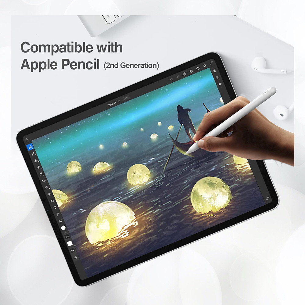 Anti-spy screen protector made of tempered glass for iPad / air / pro