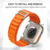 3 Bracelet Sport ultra leger et robuste pour votre Apple Watch 1 2 3 4 5 6 7 8 SE Ultra orange noir blanc beige vert fonce armee 38mm 40mm 41mm 42mm 44mm 45mm