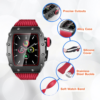 7 Bracelet et boitier sport acier inoxydable Apple Watch 1 2 3 4 5 6 7 8 9 Ultra rouge jaune noir blanc audemars piguet rolex richard mille yellow black steel.png