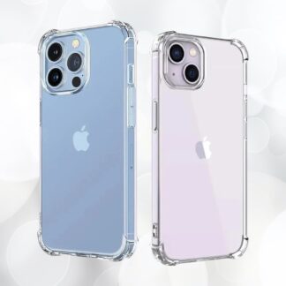 Coque transparente en plastique pour iPhone Protection antichoc Clear Plastic iPhone Case Ultimate Shockproof Protection with Wireless Charging Transparente Kunststoffhulle fur iPhone